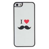 Case Dura para iPhone 5 - I Love Mustache