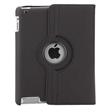 Case Pele PU com Suporte para o Novo iPad e i...